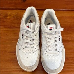 Fila Classic White and Gray Sneakers